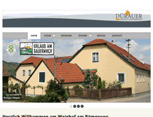 Tablet Screenshot of duerauer.at